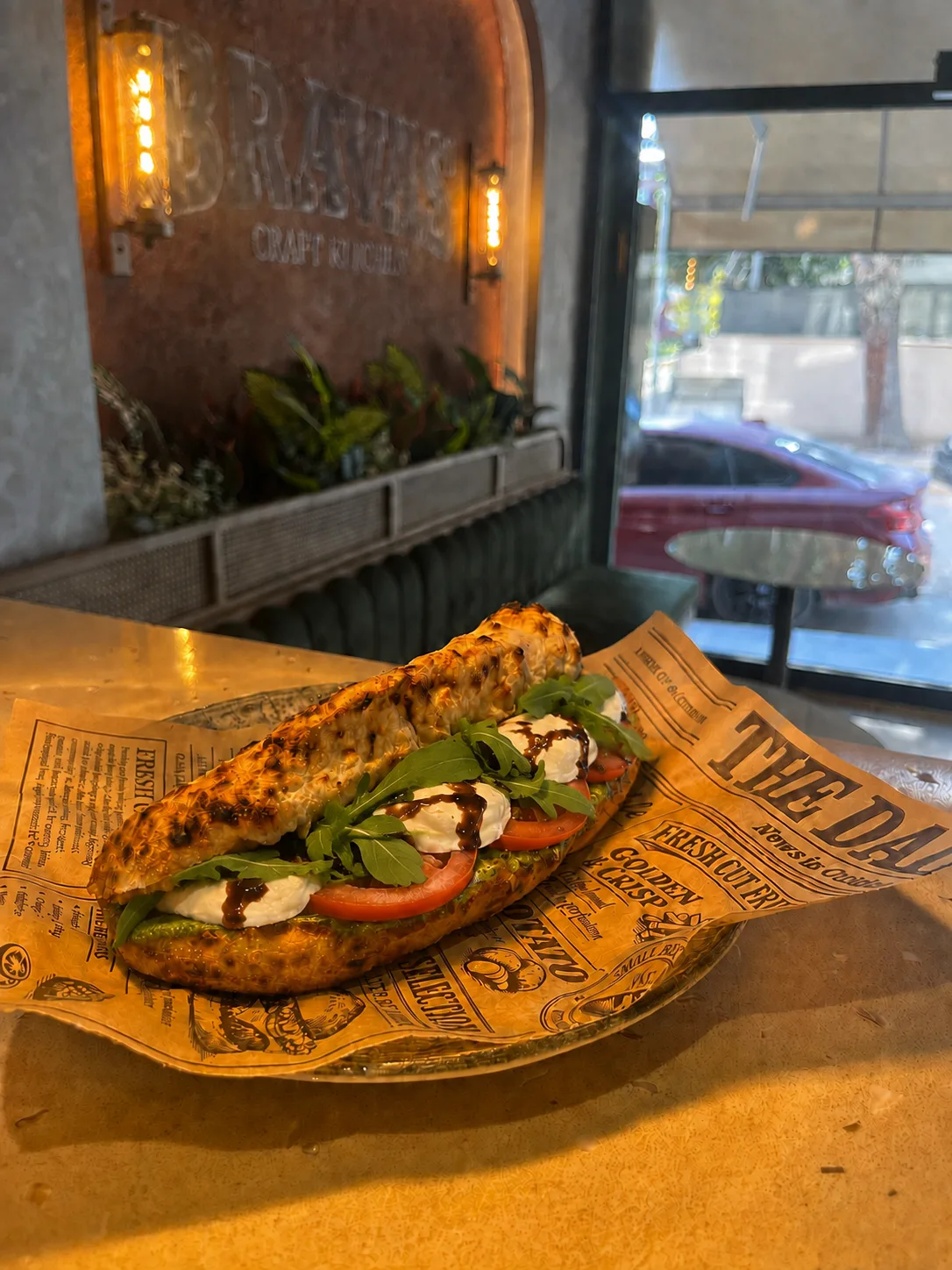 Mozarella Pesto Panuozzo